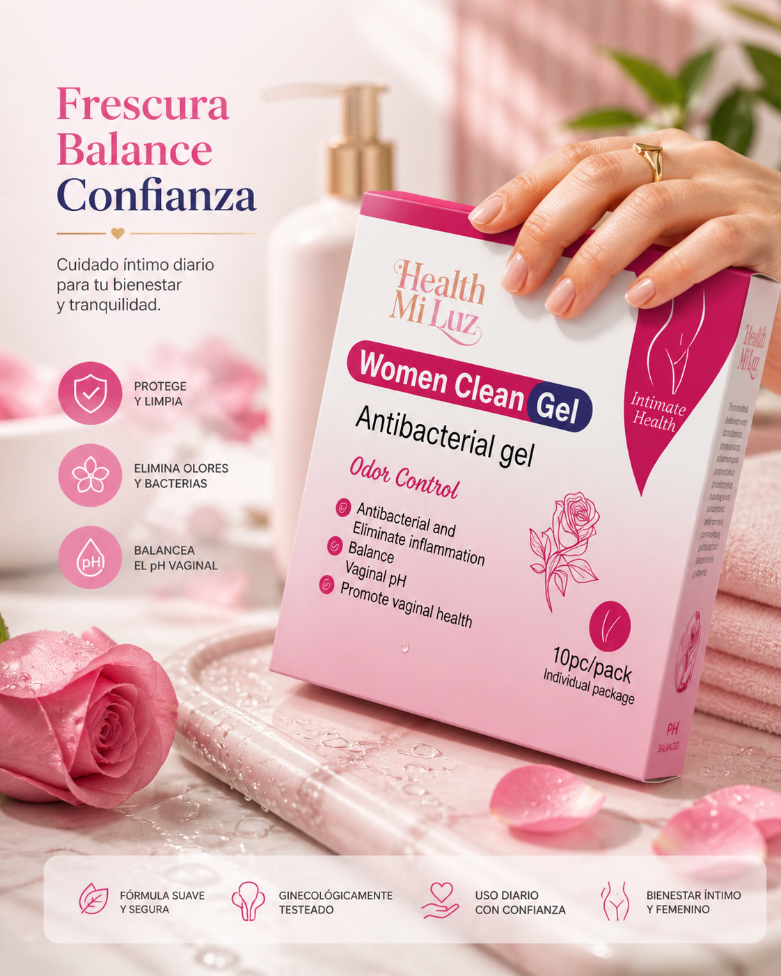 Women Clean gel óvulos
