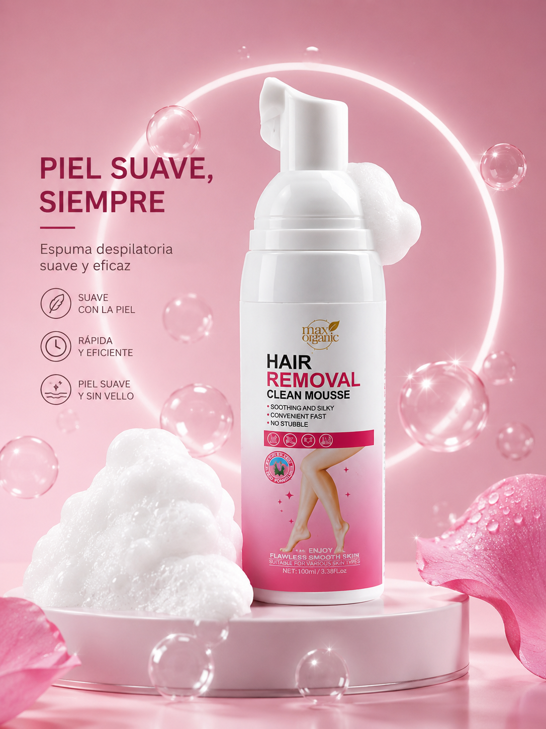 Espuma depilatoria