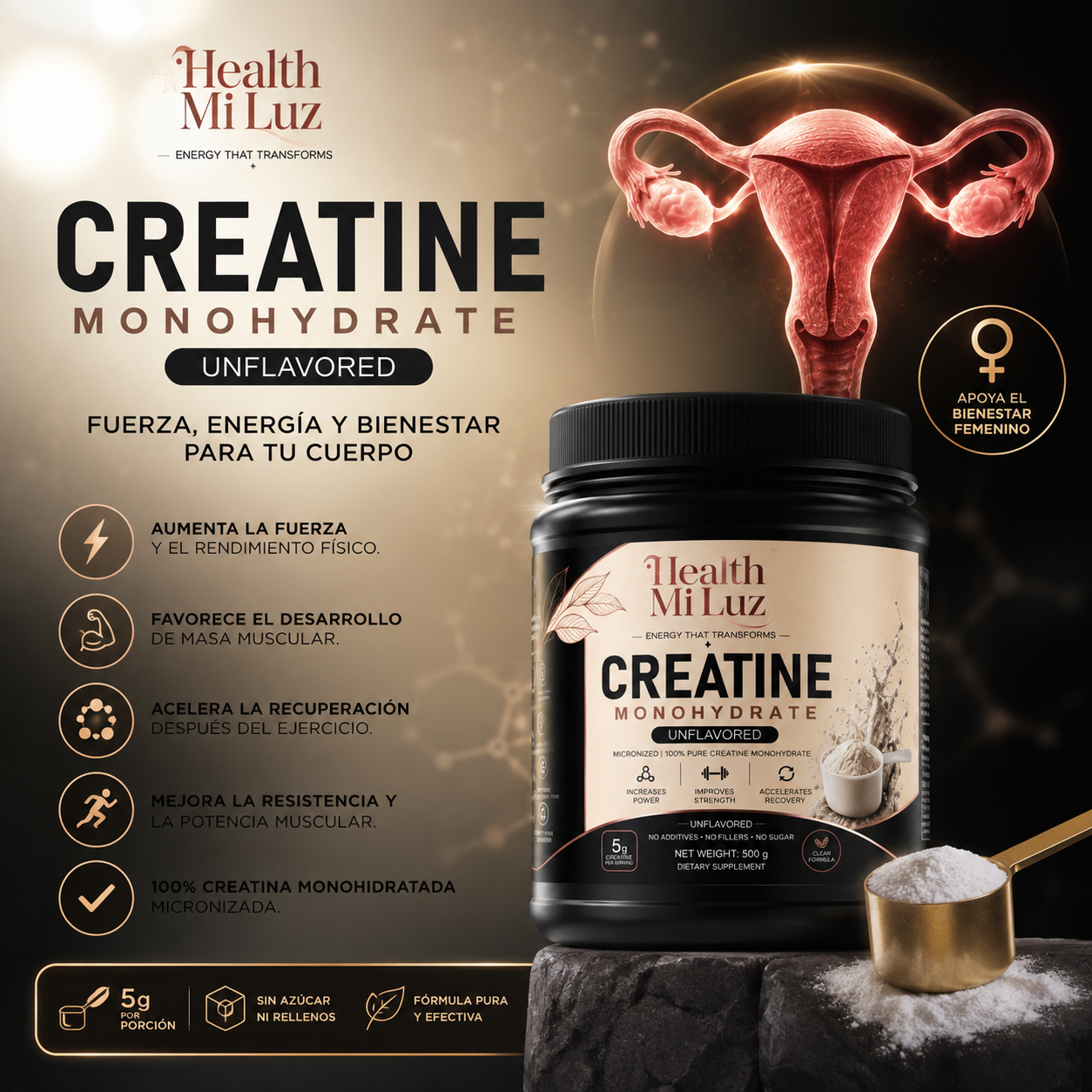Creatine health Mi luz