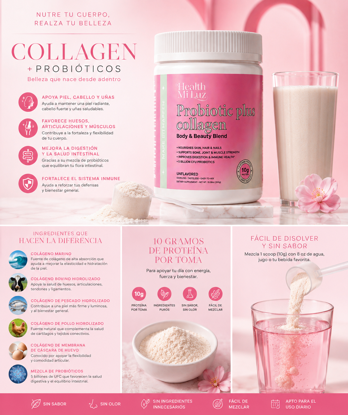 Colageno -Probiótic plus collagen