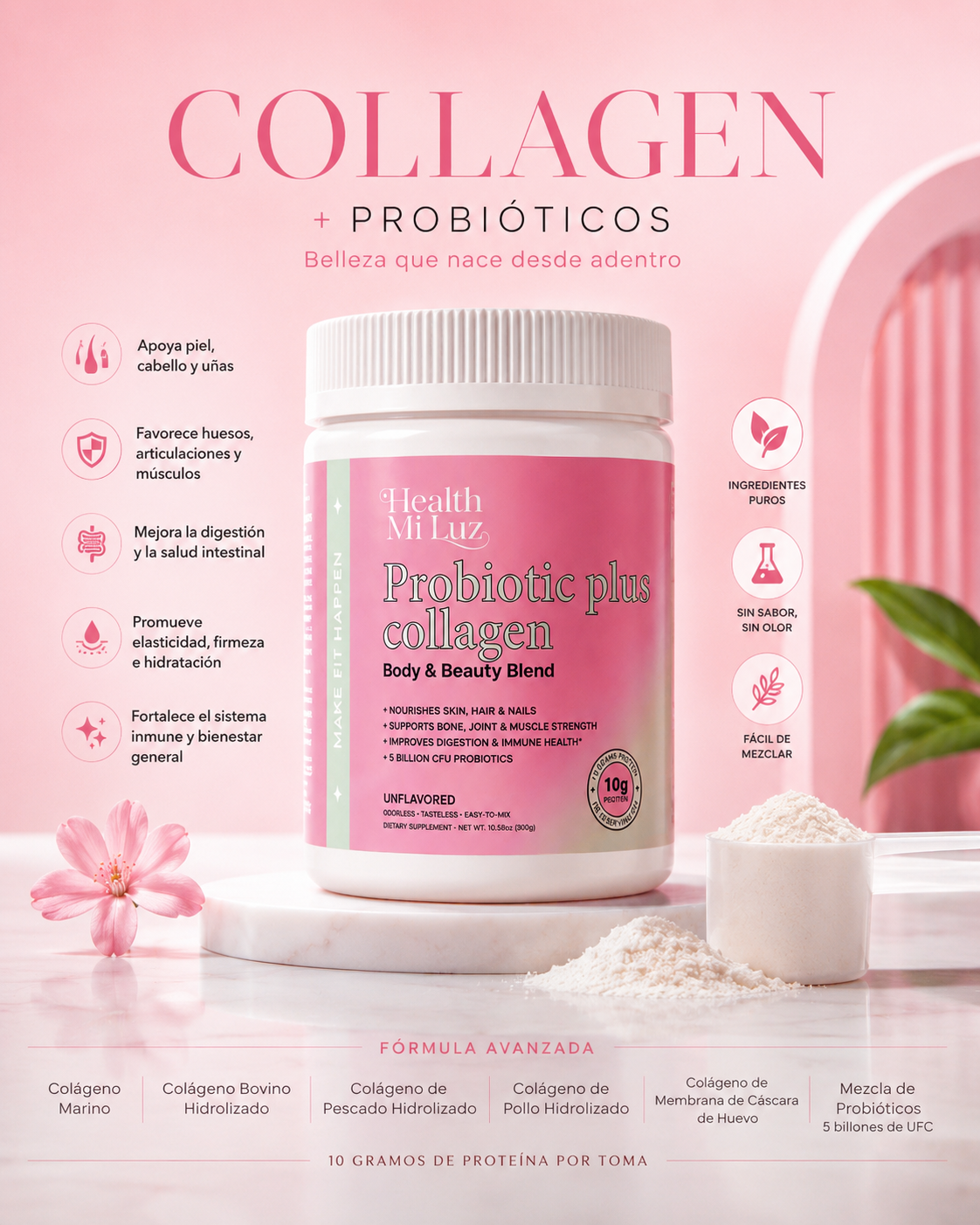 Colageno -Probiótic plus collagen